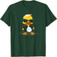 Kleine gelbe Ente mit Sonnenbrille/Lustiges 80er Jahre Enten T-Shirt - T-Shirt | Forest