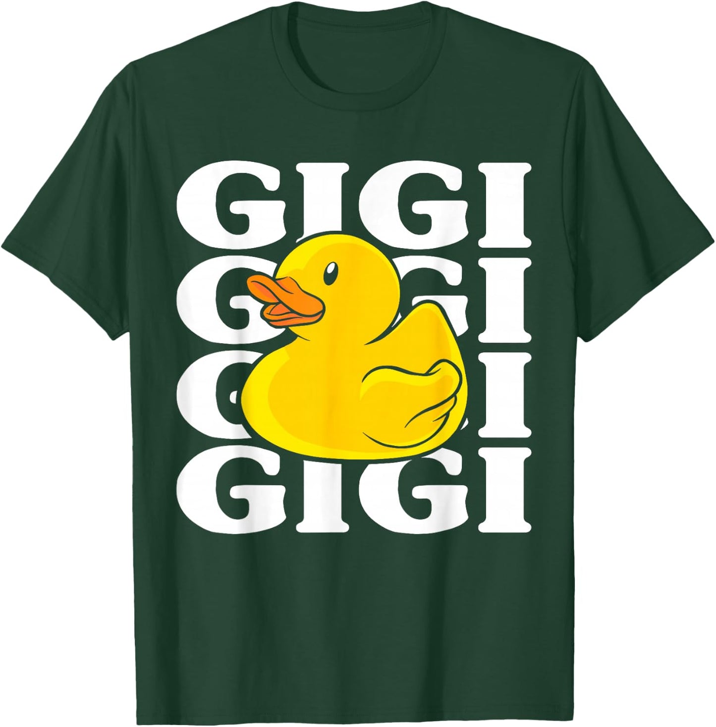 One Happy Dude Gigi 1st Birthday Rubber Duck Party T-Shirt - T-Shirt | Forest