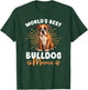 American Bulldog Groovy World's Best American Bulldog mama Women Kids T-Shirt - T-Shirt | Forest