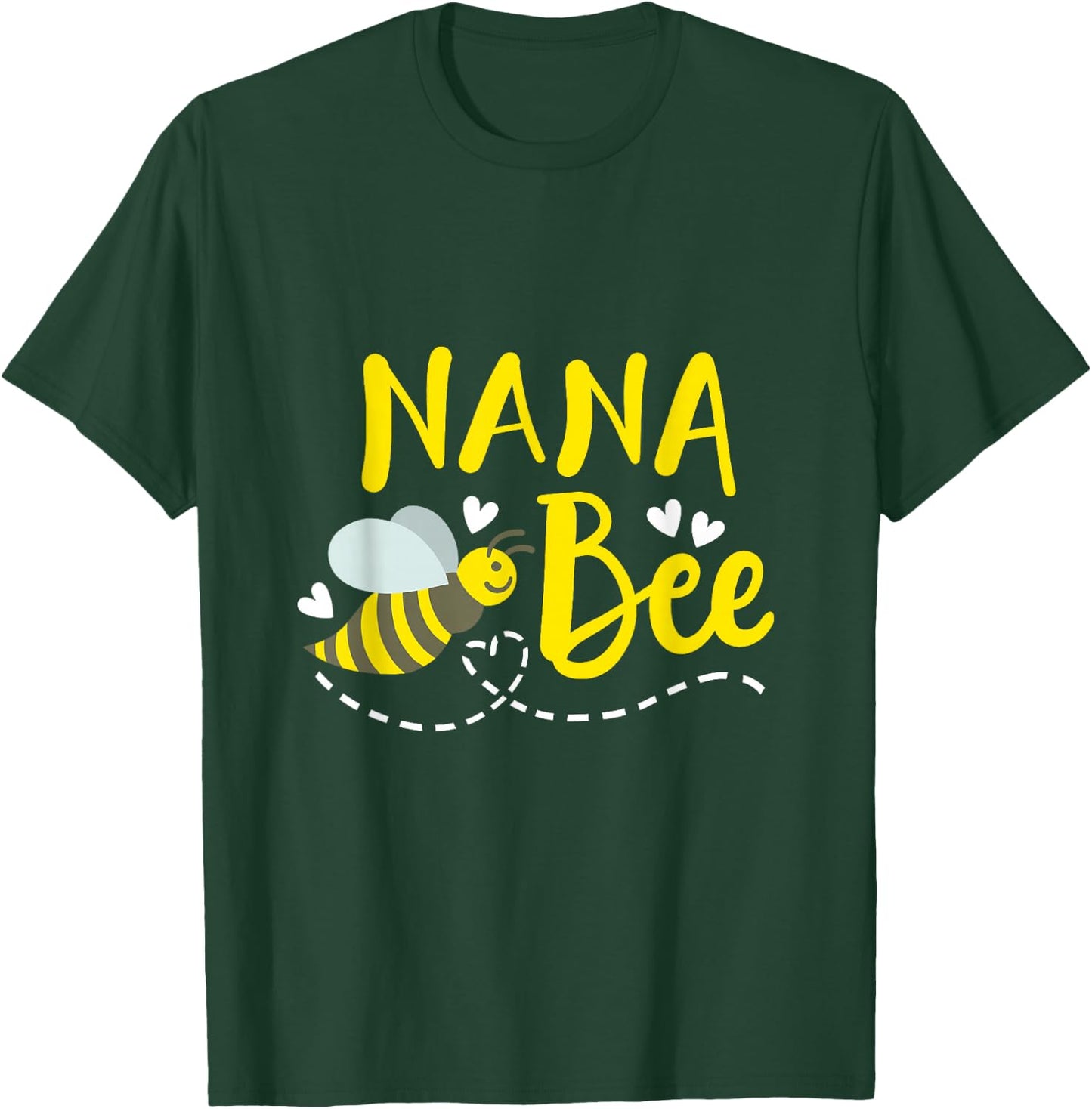 Nana Bee Cute Beekeeping Birthday Party Grandma Matching T-Shirt - T-Shirt | Forest