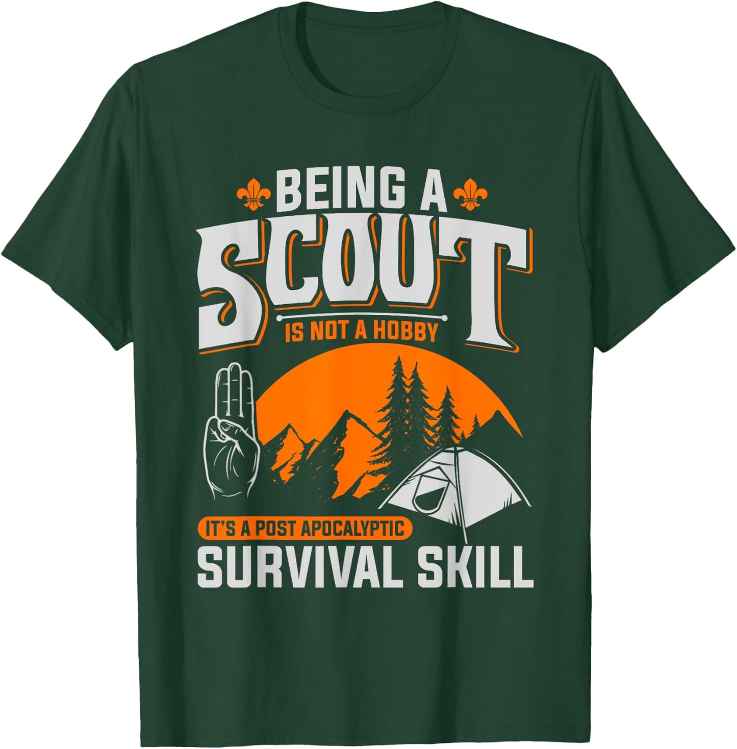 Being A Scout Is Not A Hobby - Boys & Girls Scouts T-Shirt - T-Shirt | Forest