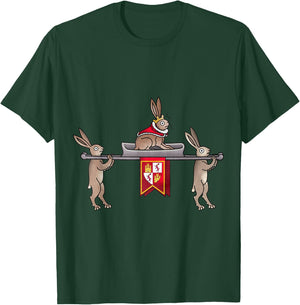Medieval Marginalia - King Whiskers III - MargiKnights T-Shirt - T-Shirt | Forest