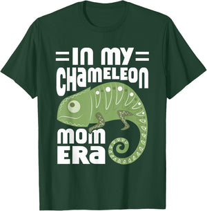 In My Chameleon Mom Era Reptile Lizard Chameleons T-Shirt - T-Shirt | Forest