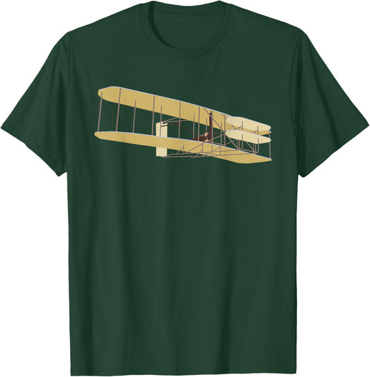 Wright Brothers Flight T-Shirt - T-Shirt | Forest