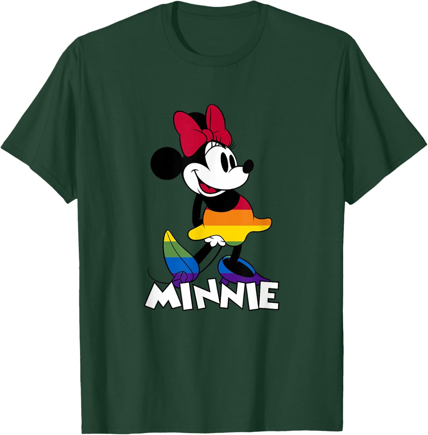 Disney Minnie Mouse Colorful Outfit T-Shirt - T-Shirt | Forest