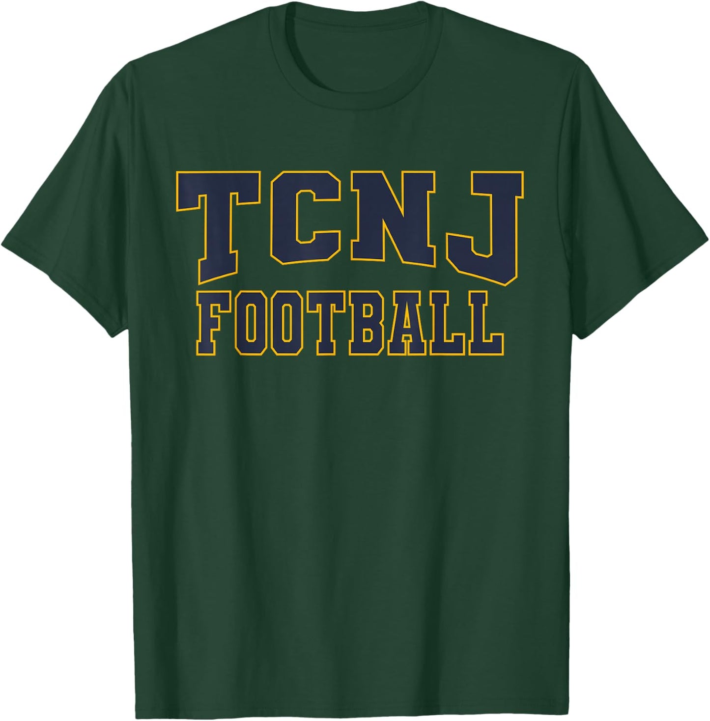 TCNJ Football Apparel Sports Fan T-Shirt - T-Shirt | Forest