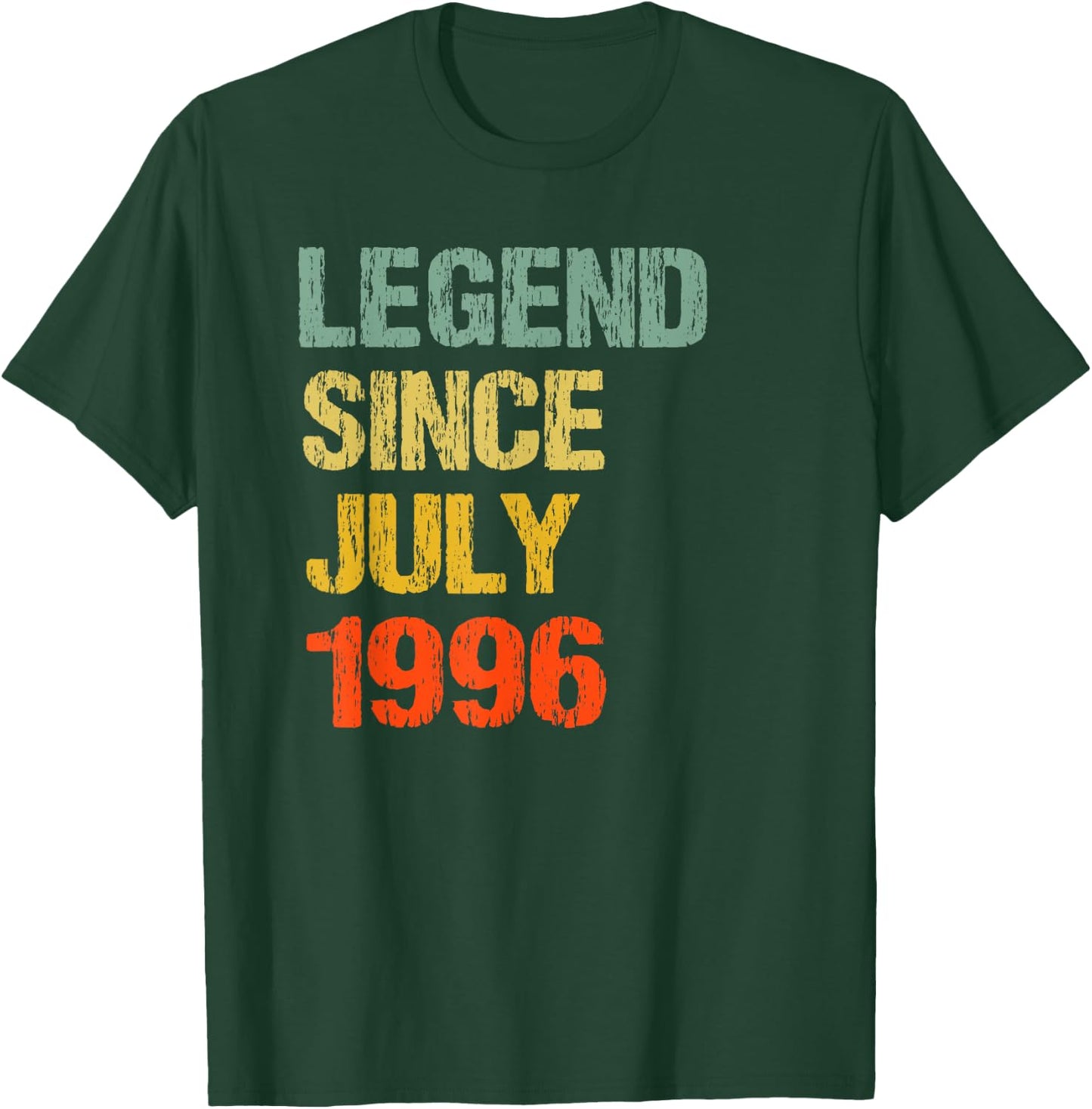 27 Jahre alt 27. Geburtstag Geschenke Legende seit Juli 1996 T-Shirt - T-Shirt | Forest