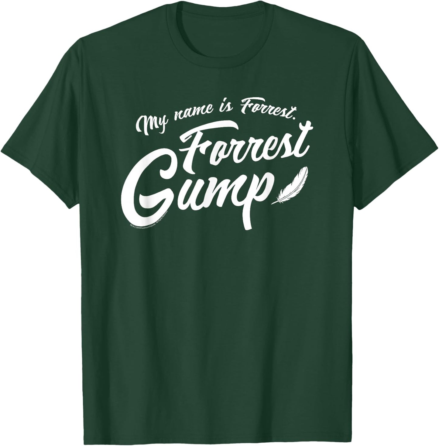 Forrest Gump My Name is Forrest Script T-Shirt - T-Shirt | Forest