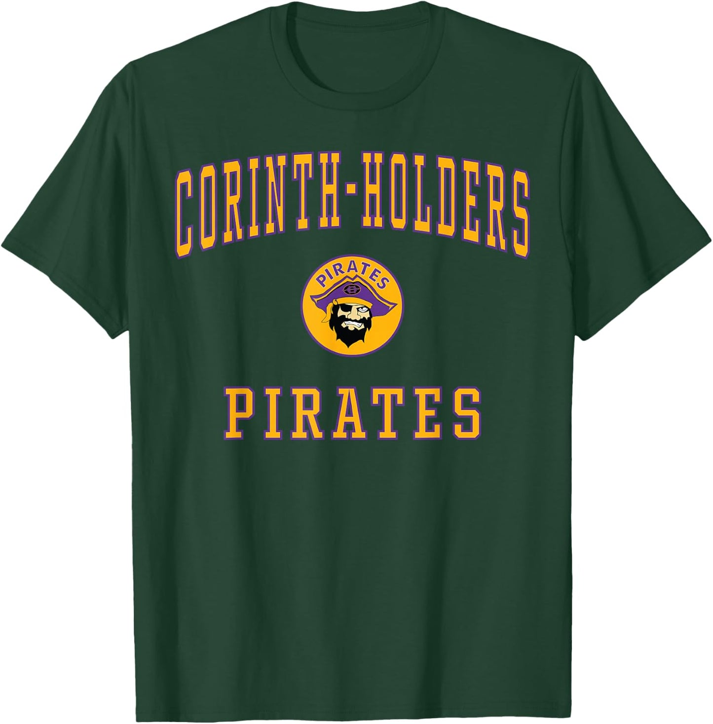 Corinth-Holders High School Pirates T-Shirt - T-Shirt | Forest