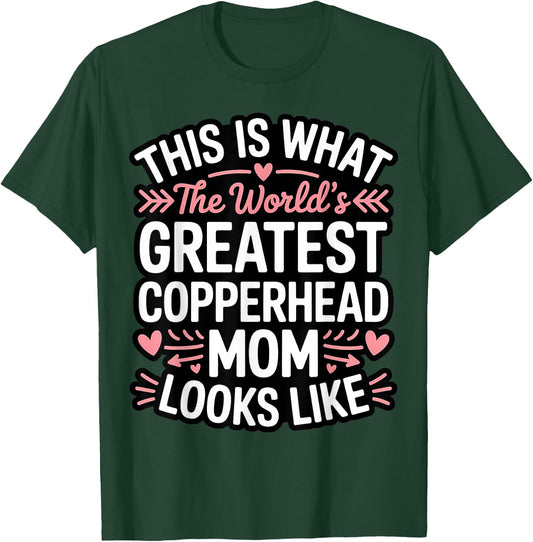 This Is What The Greatest Copperhead Snake Mom Looks Like T-Shirt - T-Shirt | Forest