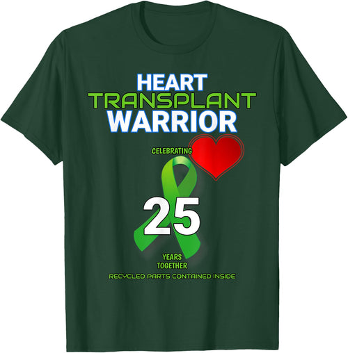Heart Transplant 25 year Anniversary Twenty Five Warrior