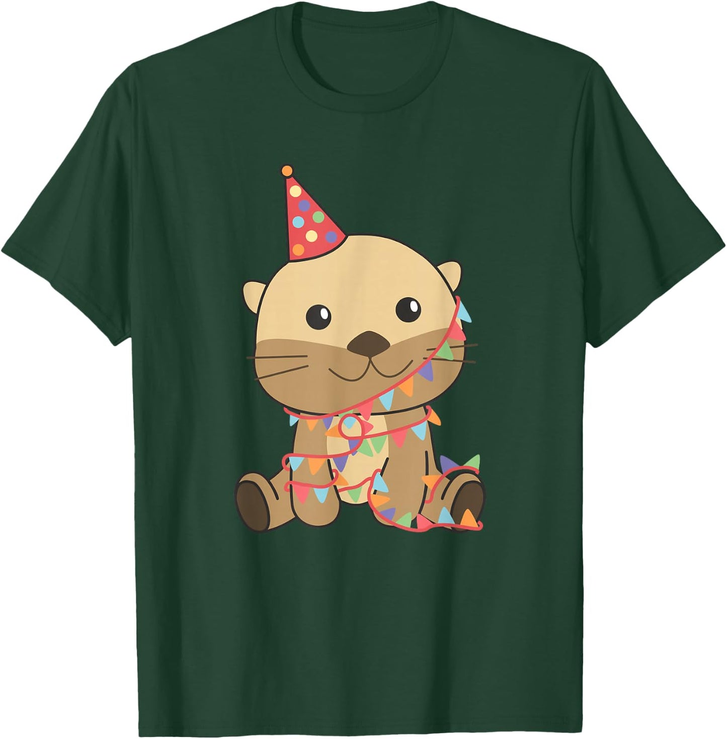 Otter for Birthday for Children a Birthday Otter T-Shirt - T-Shirt | Forest