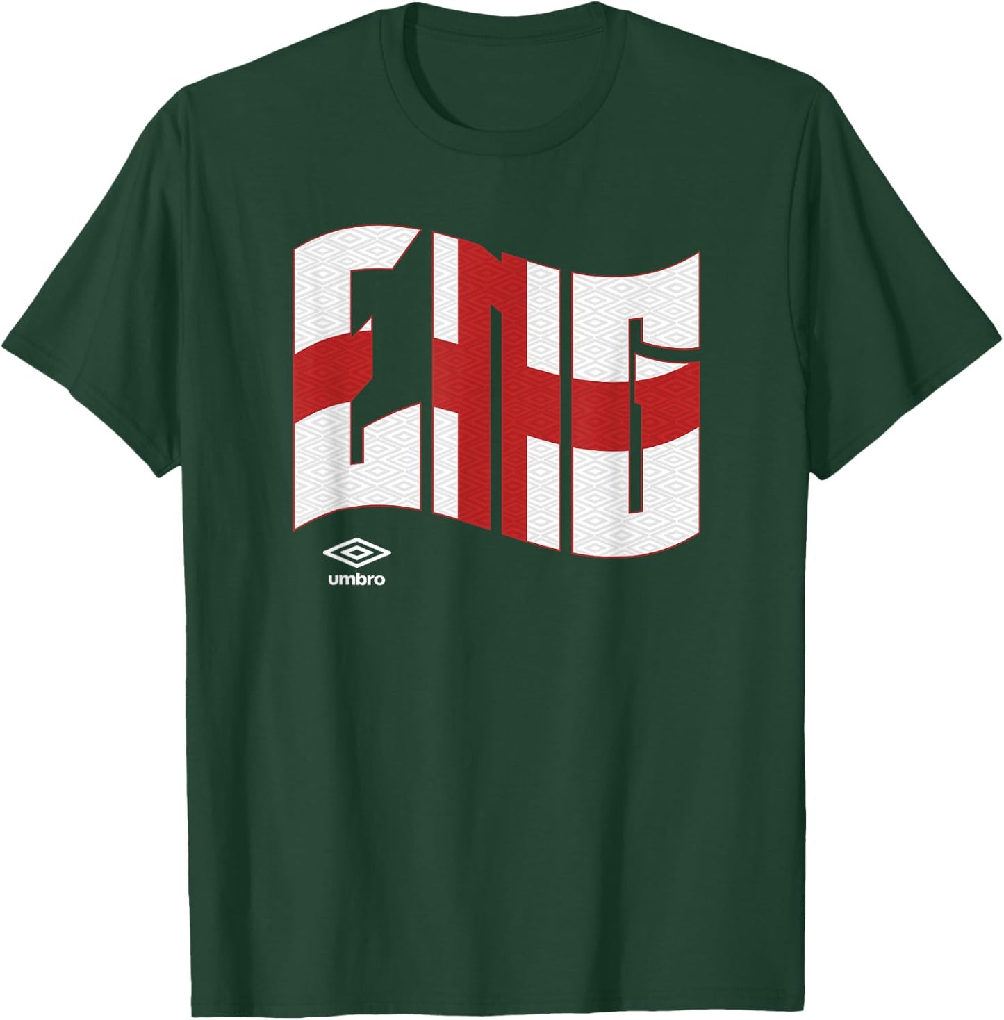 Umbro International Soccer Wavy England Logo T-Shirt - T-Shirt | Forest