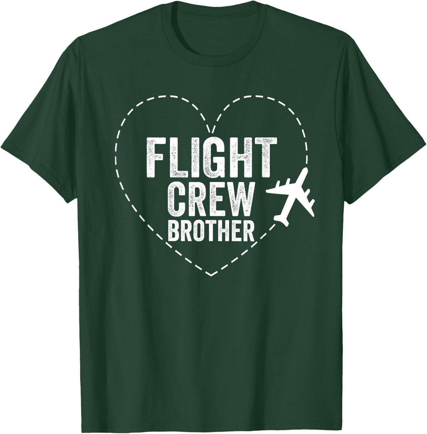 Flight Crew Brother Airplane Family Vacation Airplane Mode T-Shirt - T-Shirt | Forest