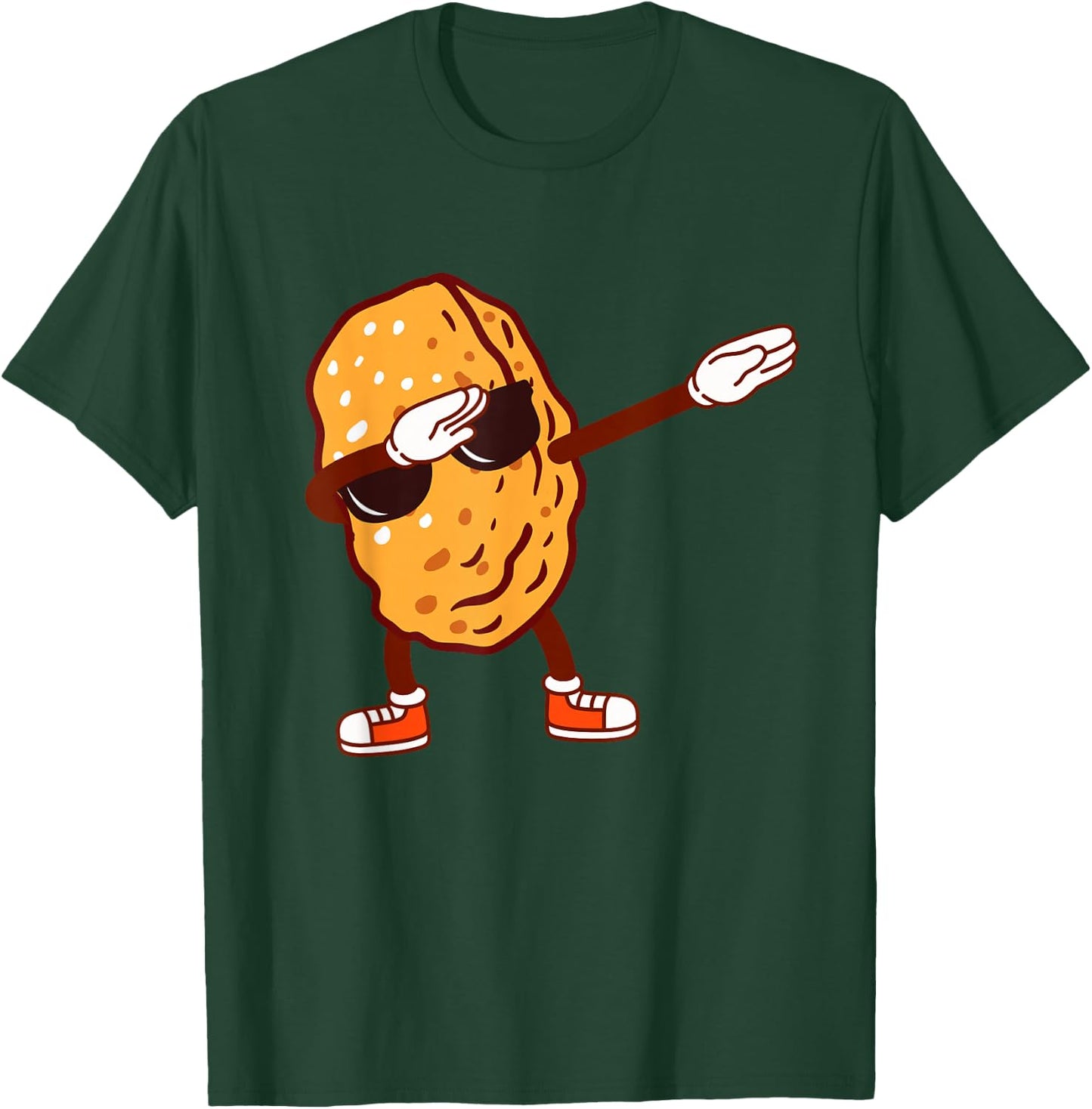 Best Dabbing Chicken Nuggets Design For Kids Food Lover T-Shirt - T-Shirt | Forest