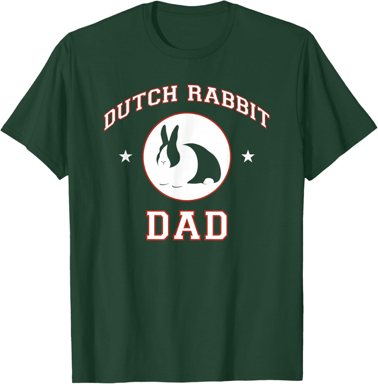 Dutch Rabbit Dad T-Shirt - T-Shirt | Forest