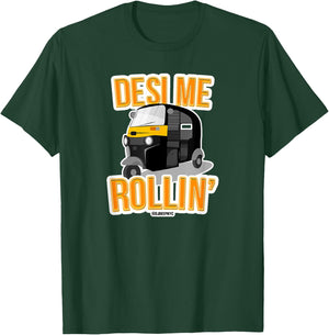 Desi Me Rollin' | They See Me Rollin' Desi Puns T-Shirt - T-Shirt | Forest