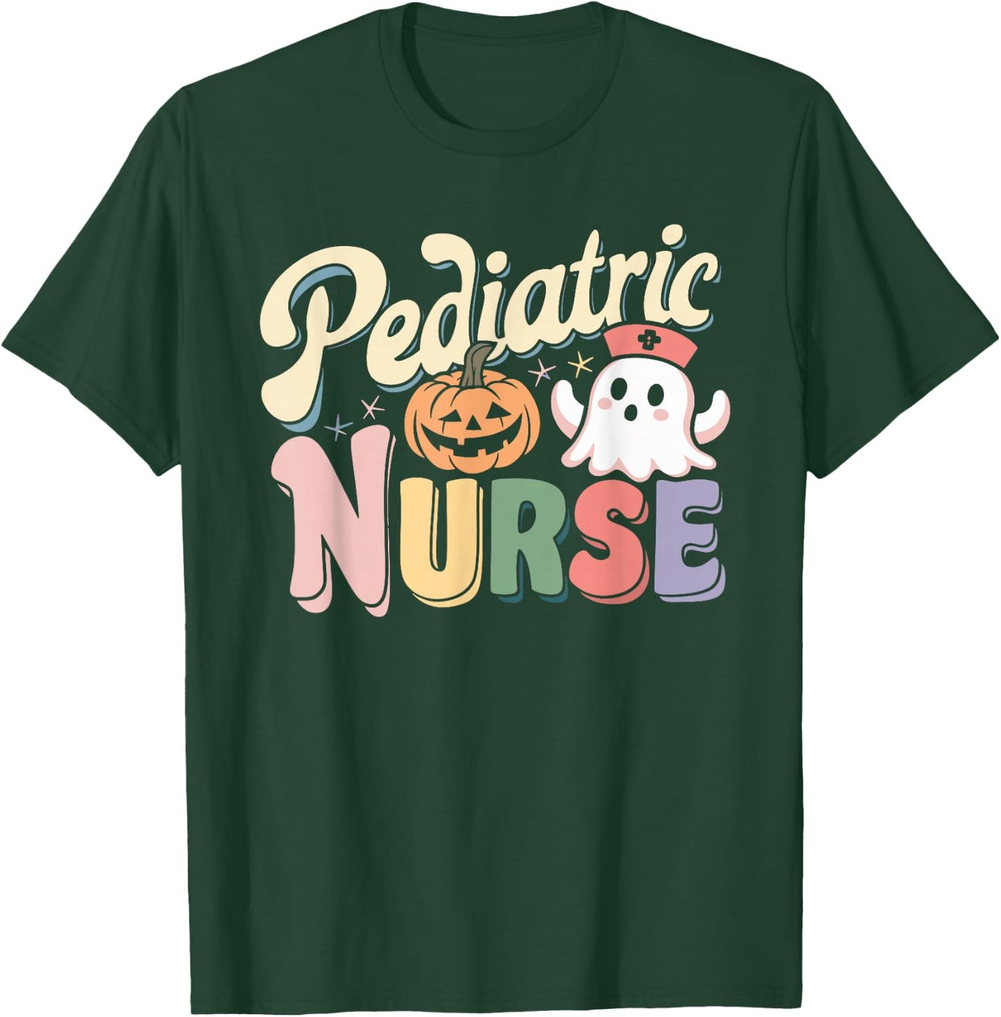 Pediatric Nurse Childcare Halloween Costume T-Shirt - T-Shirt | Forest