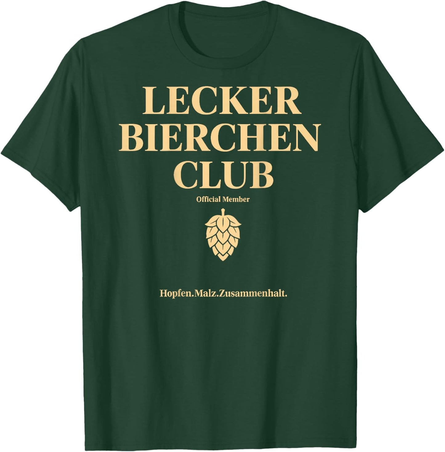 lecker Bierchen Club T-Shirt - T-Shirt | Forest