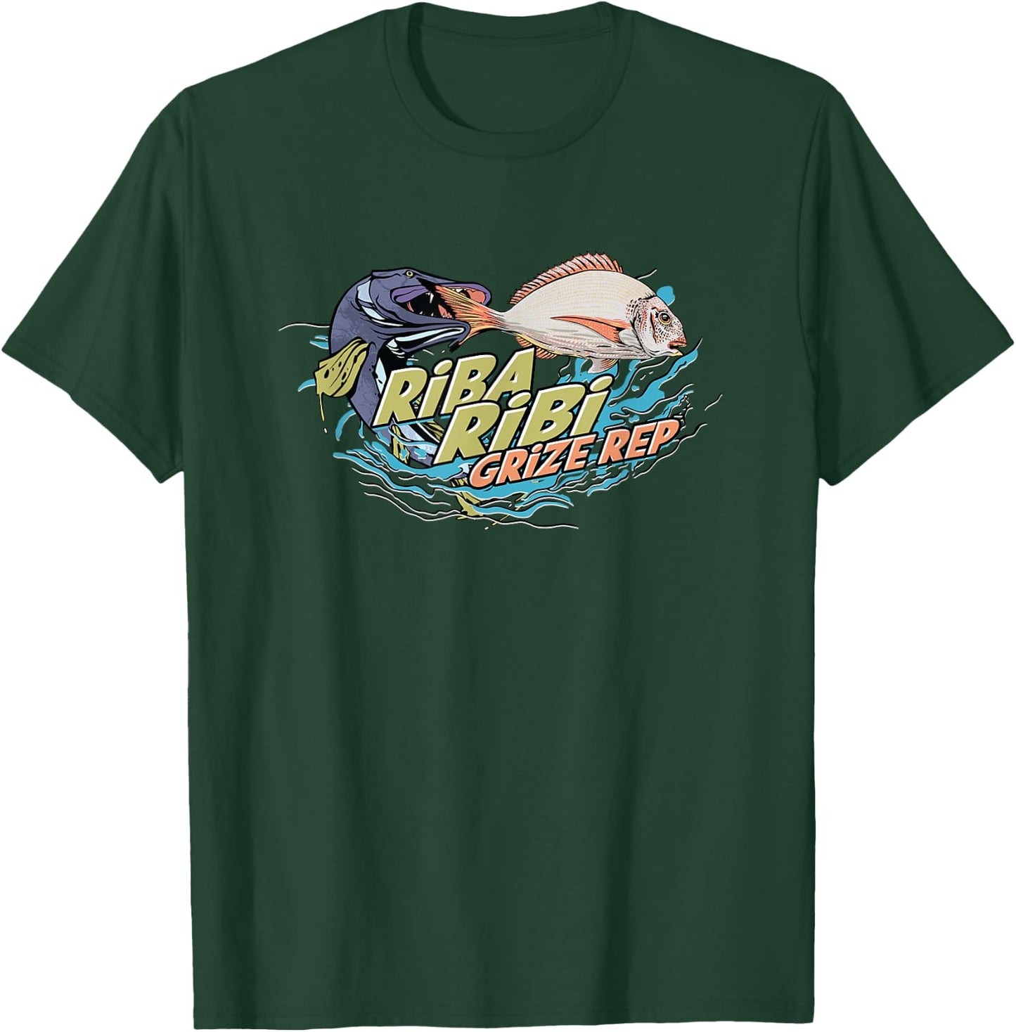 Balkan Jugo - Jugoslawien Spruch riba ribi grize rep T-Shirt - T-Shirt | Forest