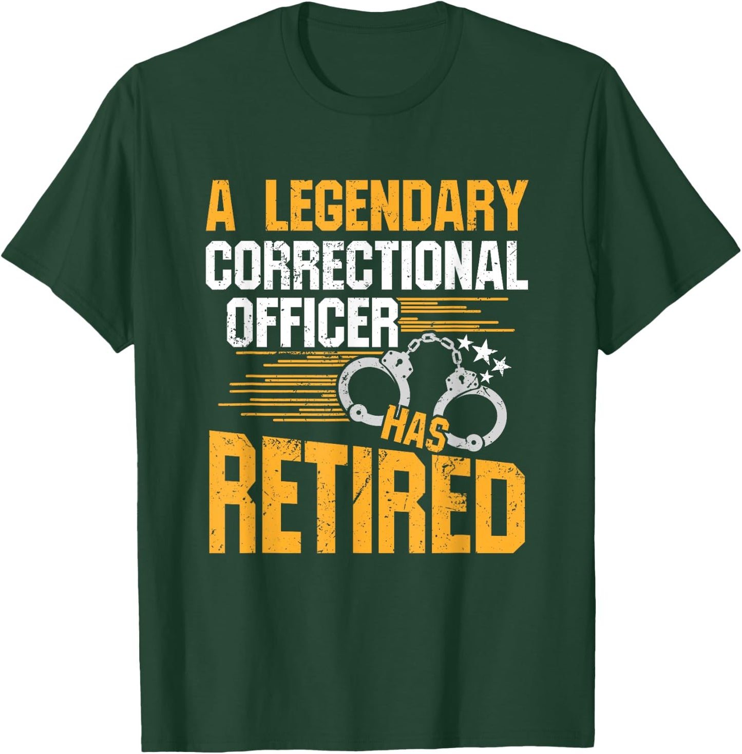Retired Correctional Officer Retirement Party Gift Shirt T-Shirt - T-Shirt | Forest