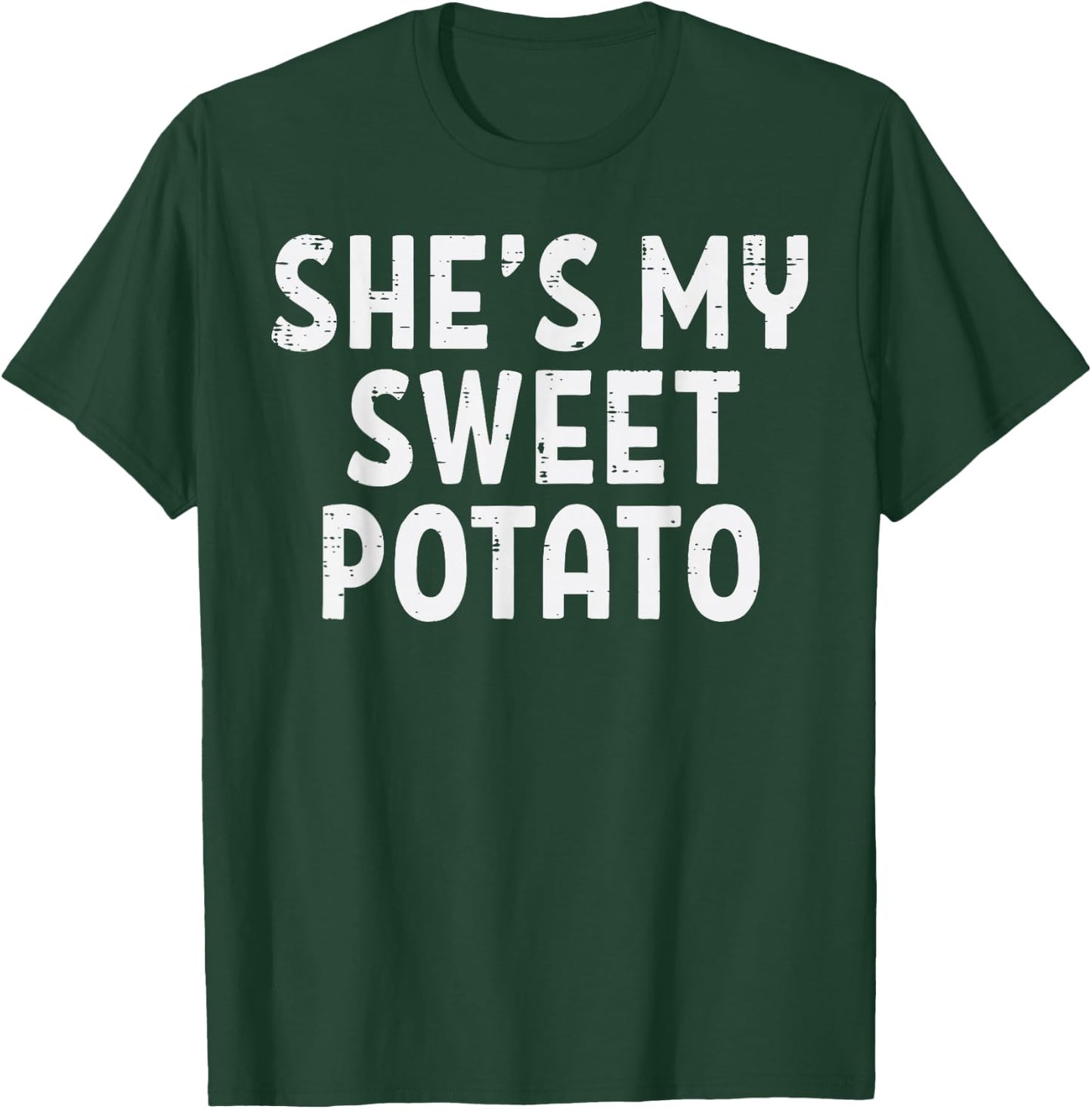 Shes My Sweet Potato Matching Couples Thanksgiving Set T-Shirt - T-Shirt | Forest