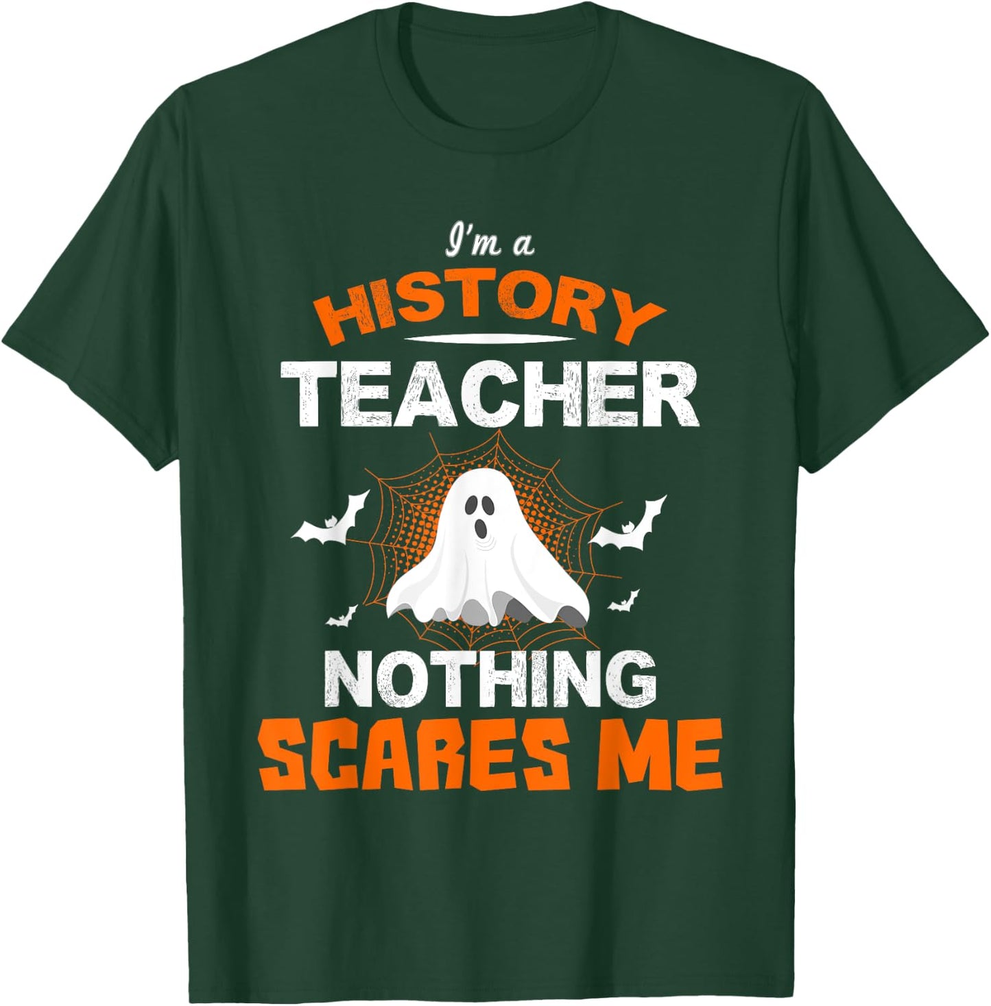Funny History Teacher School Shirt Halloween Educator Gift Men Women Kids T-Shirt - T-Shirt | Forest
