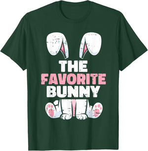 Favorite Bunny Easter Family Matching Spring Men Women Kids T-Shirt - T-Shirt | Forest