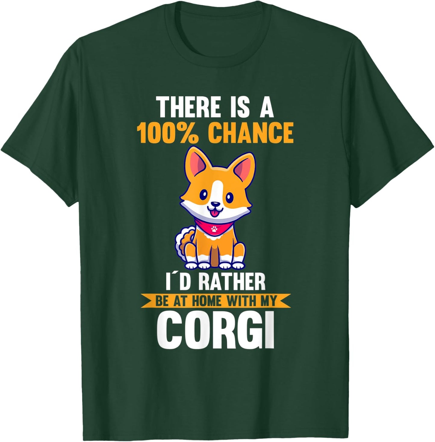 Dog Corgi T-Shirt - T-Shirt | Forest