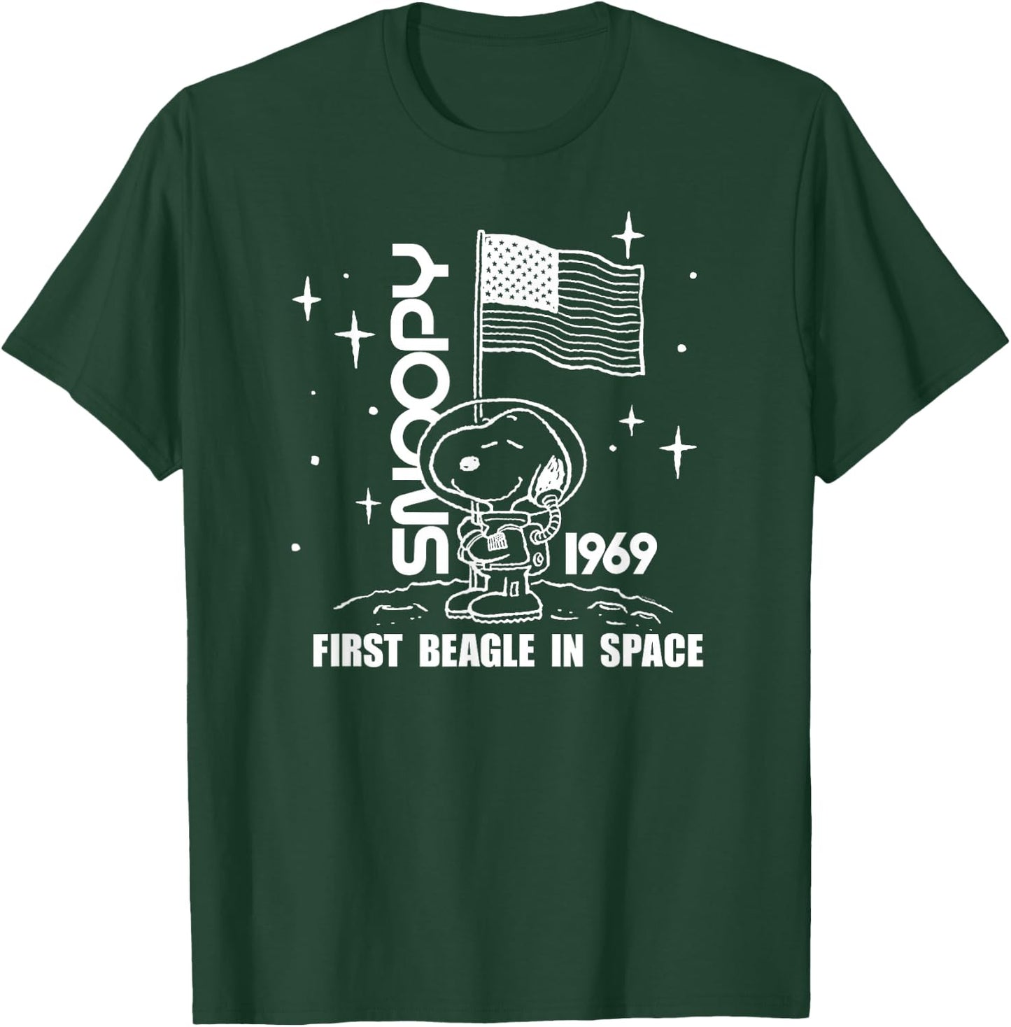 Peanuts First Beagle in Space T-Shirt - T-Shirt | Forest
