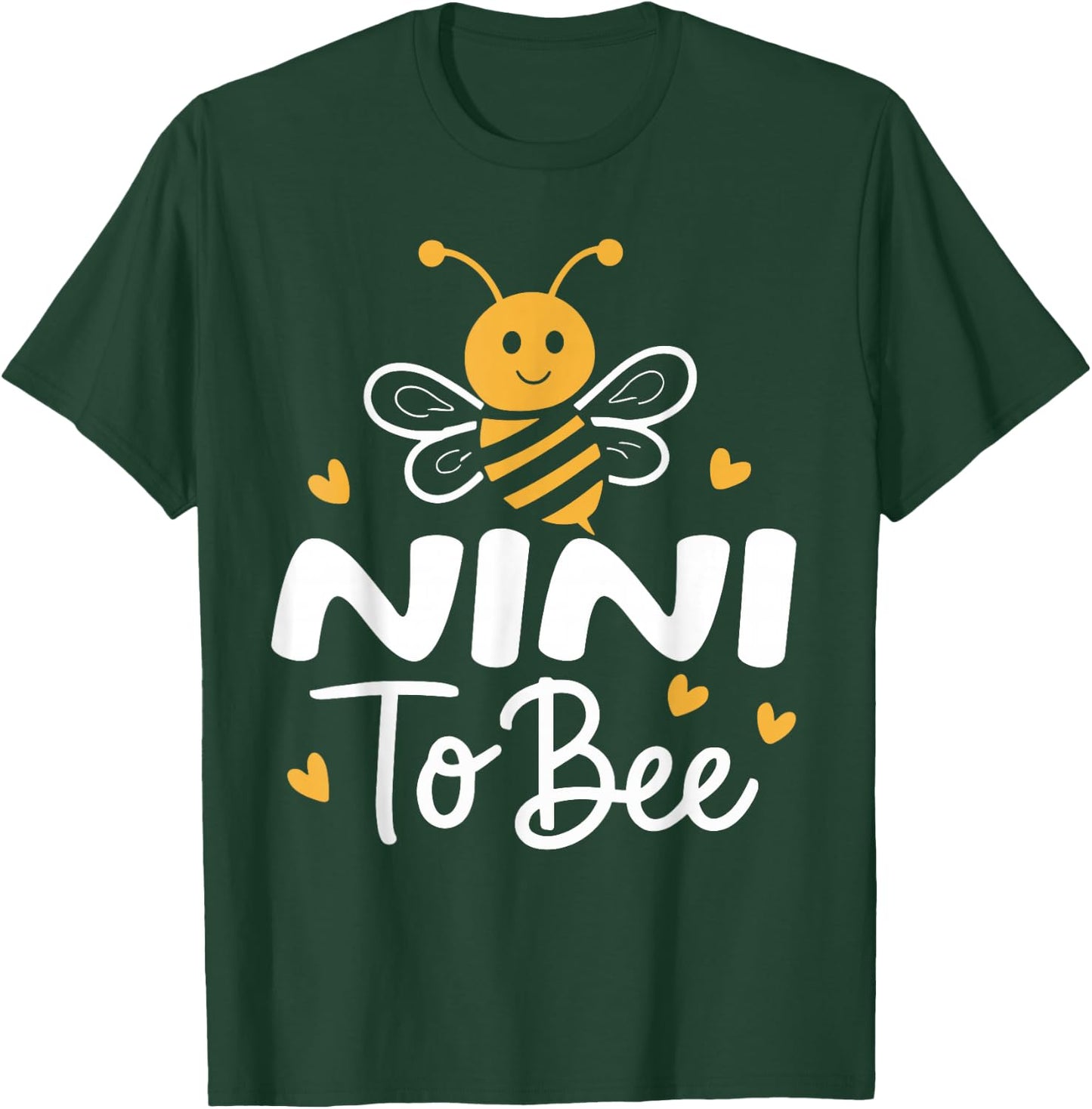 Funny Bee Lover Nini To Bee Mothers Day T-Shirt - T-Shirt | Forest