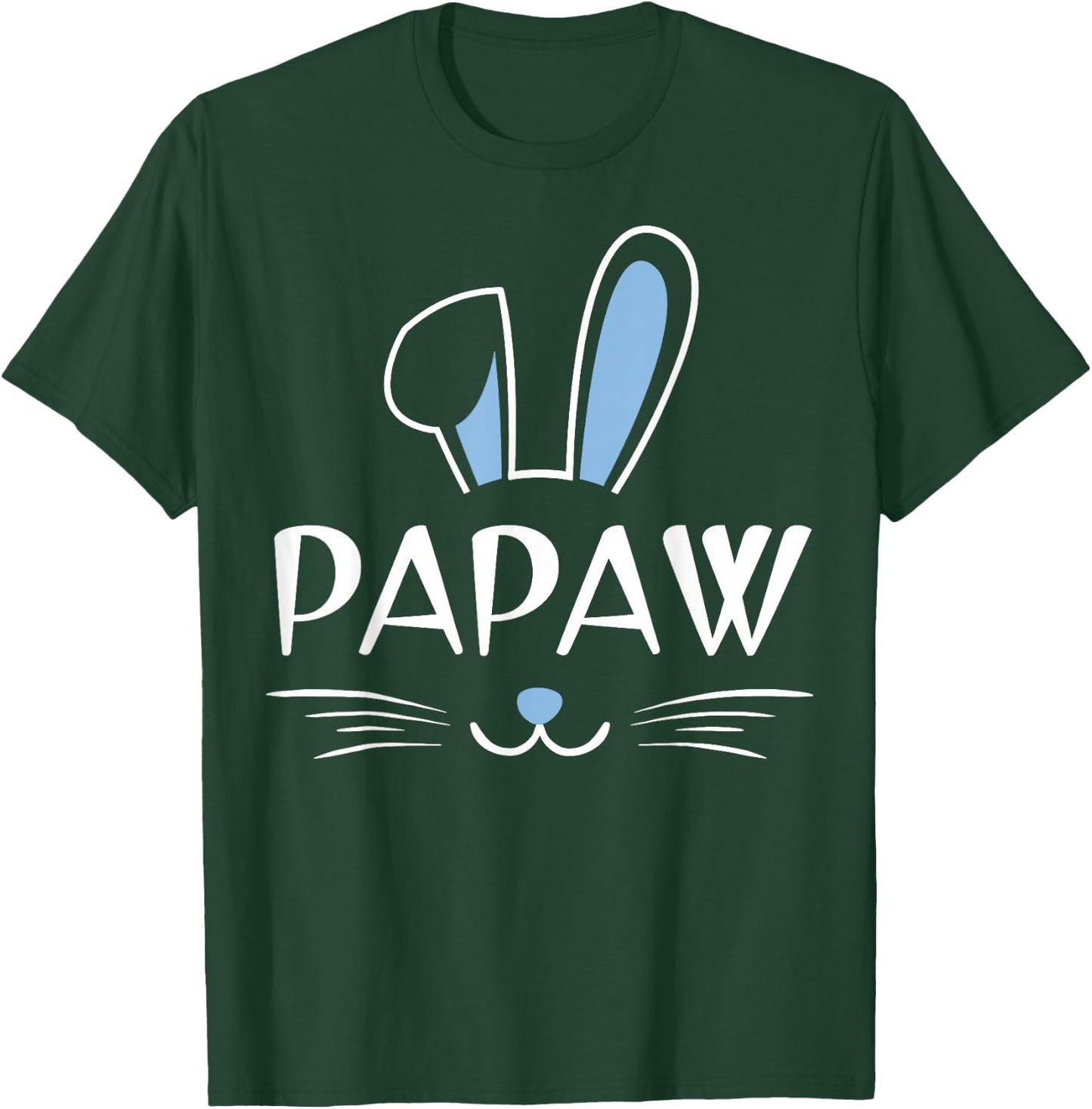 Papaw Bunny Face Family Father's Day Easter T-Shirt - T-Shirt | Forest
