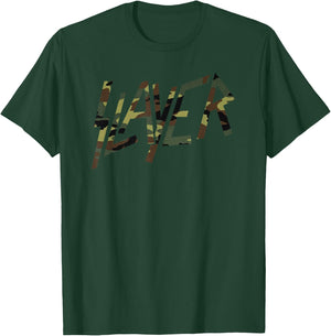 Slayer Camo Logo T-Shirt - T-Shirt | Forest
