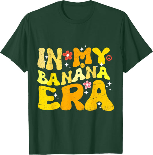 In My Banana Era Banana and Baseball Lover Funny T-Shirt - T-Shirt | Forest