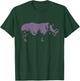 Rhino Rhinoceros T-Shirt - T-Shirt | Forest