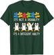 Penguin Autism Is Not A Disability It's A Different Ability T-Shirt - T-Shirt | Forest