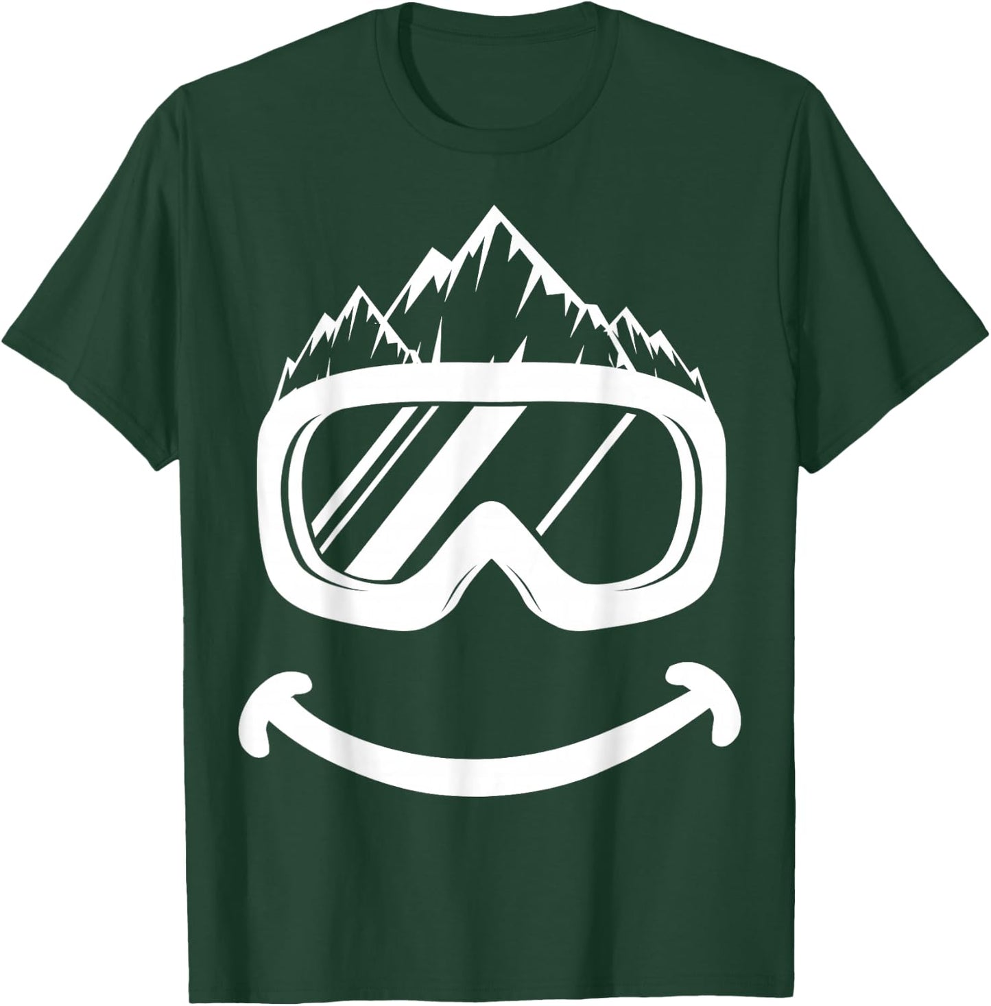 Fun Ski Skiing Funny Snowboard T-Shirt - T-Shirt | Forest