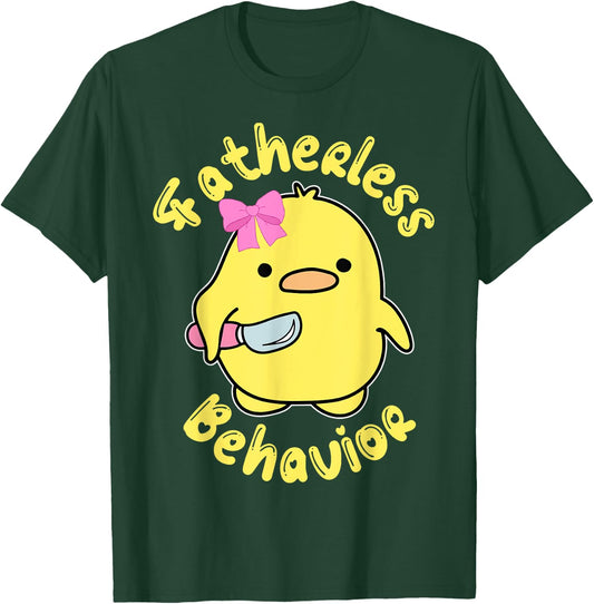 Fatherless Behavior Knife Duck Cute Design T-Shirt - T-Shirt | Forest