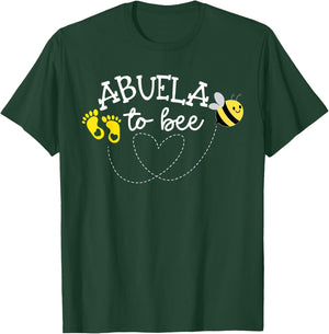 Abuela to Bee Pregnancy Announcement Baby Shower T-Shirt - T-Shirt | Forest