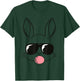 Cooles Oster-Hasen Gesicht Kinder Männer Jungen Ostern T-Shirt - T-Shirt | Forest