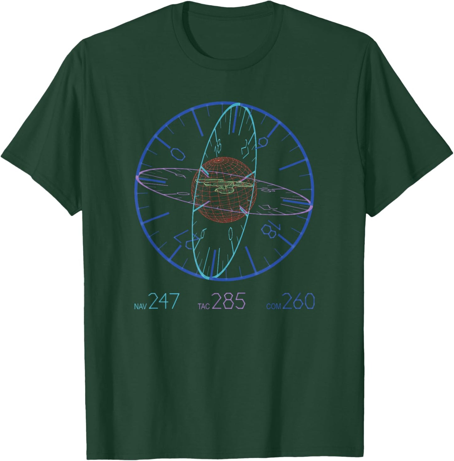 Star Trek Navigation Controls T-Shirt - T-Shirt | Forest