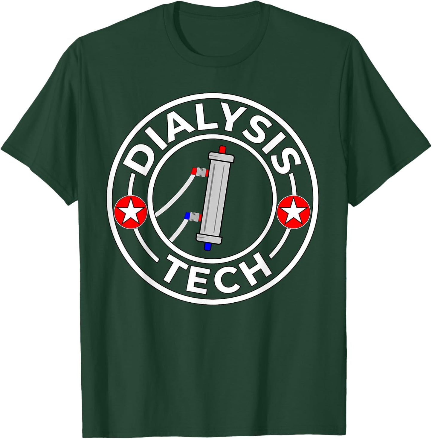 Dialysis Tech CCHT Gift Design T-Shirt - T-Shirt | Forest