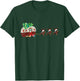 Funny Santa Dachshund Dog Sleigh Christmas Pet Camper Van T-Shirt - T-Shirt | Forest