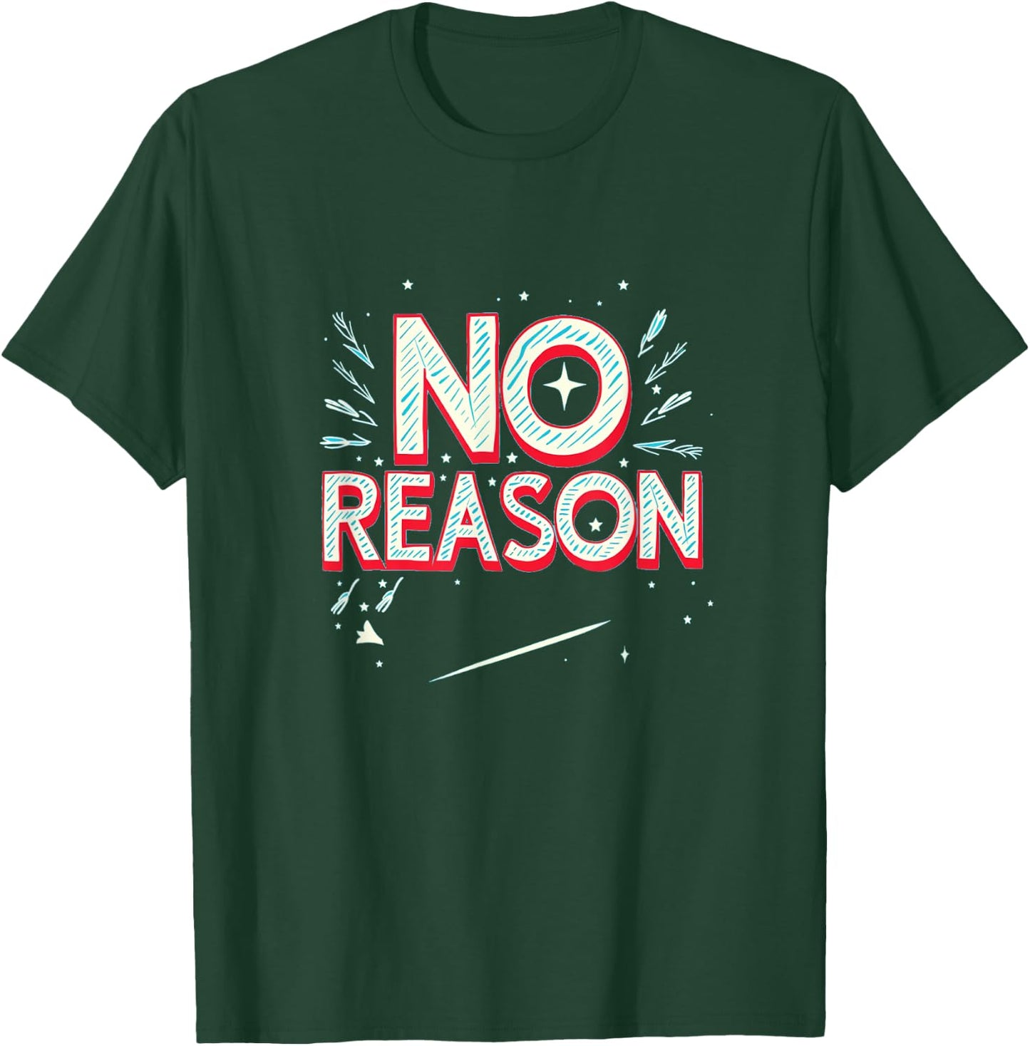 No Reason Emblem T-Shirt - T-Shirt | Forest