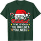 Being Related To Me Funny Christmas Family Xmas Pajamas T-Shirt - T-Shirt | Forest