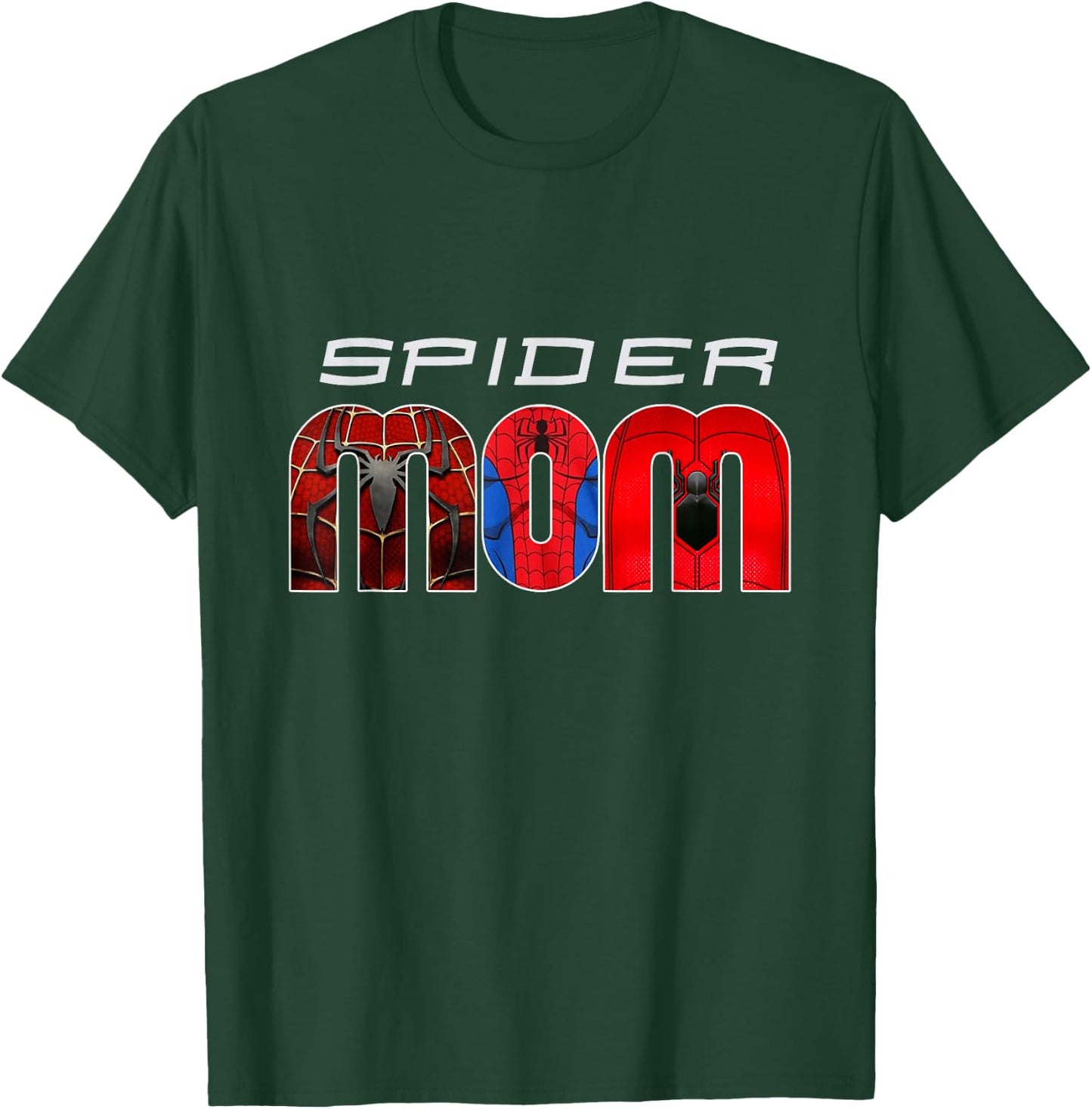 Woman Spider Mom Mother's Day Matching Family Birthday T-Shirt - T-Shirt | Forest