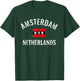 Amsterdam Holland Flag T-Shirt - T-Shirt | Forest