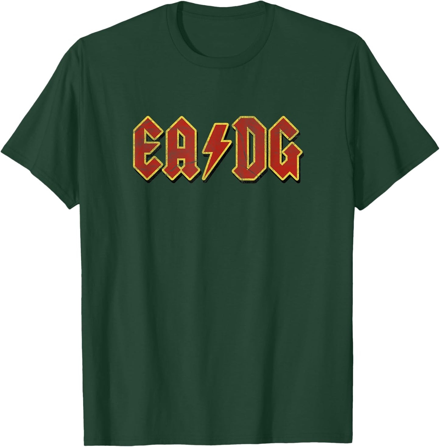 Funny Bassist | E A D G Bass Strings Satire Shirt T-Shirt - T-Shirt | Forest