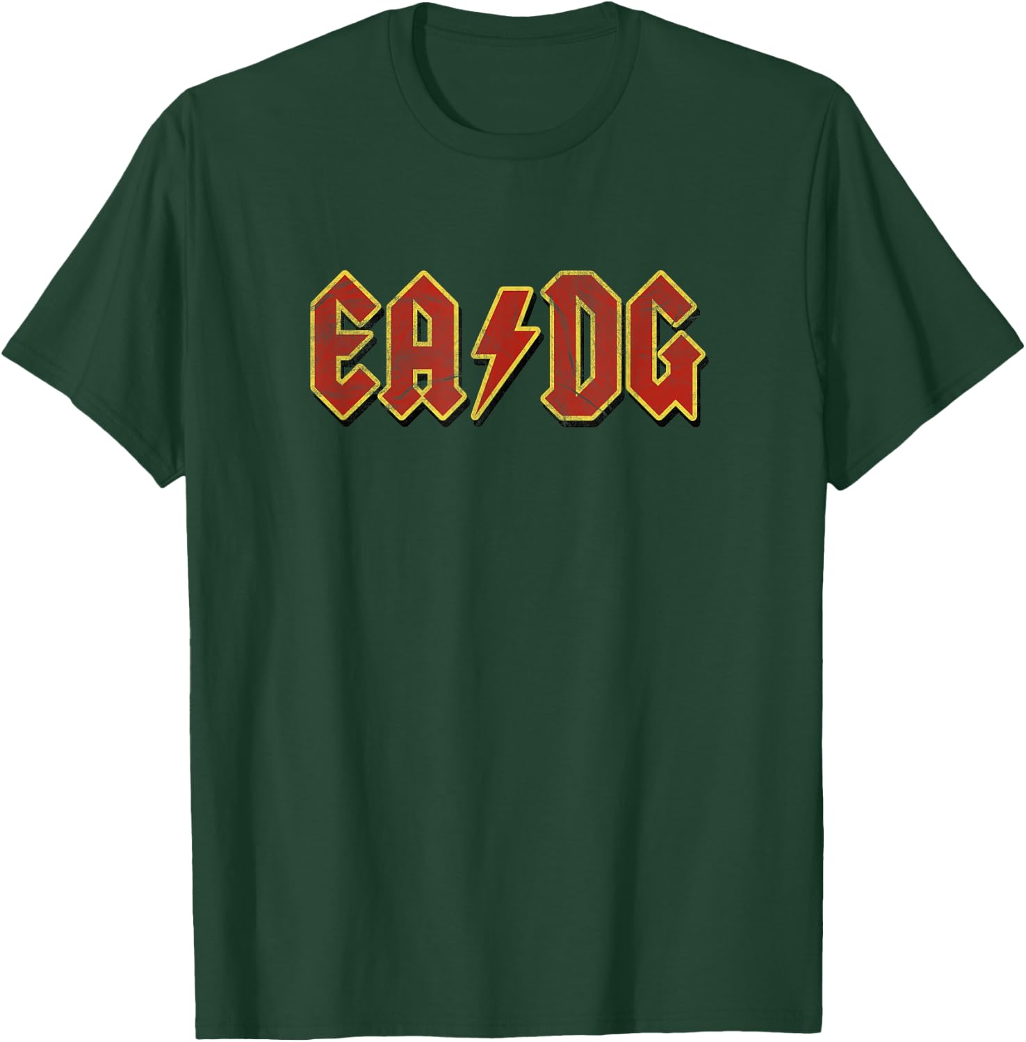 Funny Bassist | E A D G Bass Strings Satire Shirt T-Shirt - T-Shirt | Forest
