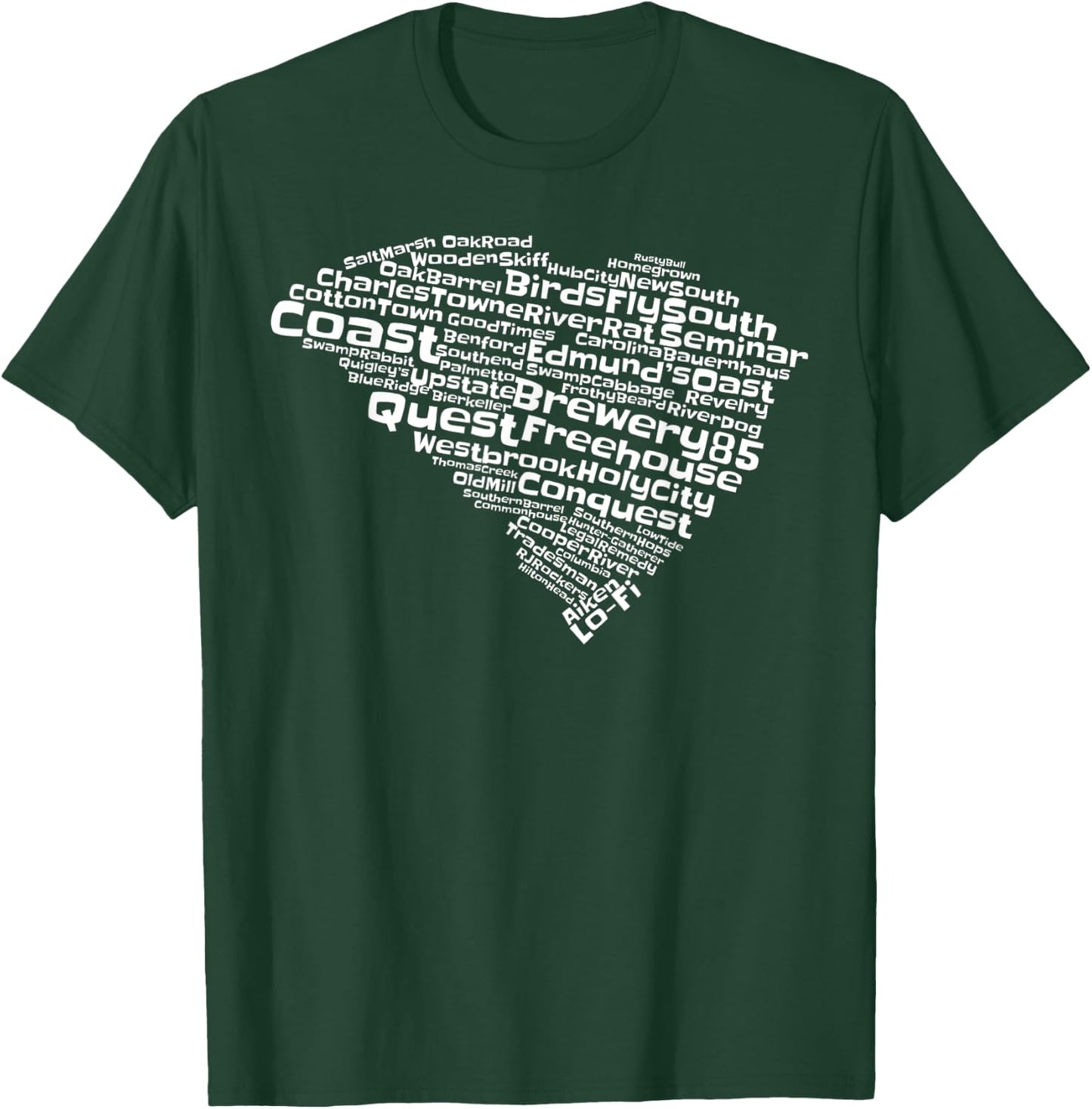 Drink Local South Carolina Breweries T-Shirt - T-Shirt | Forest